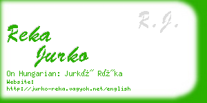 reka jurko business card